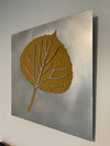 'Leave Things Better Than You Found Them' Sanded Aluminum and Fabric Wall Art