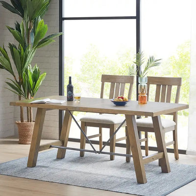 Modern Farmhouse Wood Dining Table